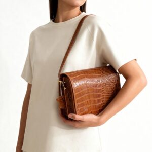 کیف دوشی چرم طبیعی آروین چرم AR-110