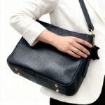 کیف دوشی زنانه چرم طبیعی آروین چرم