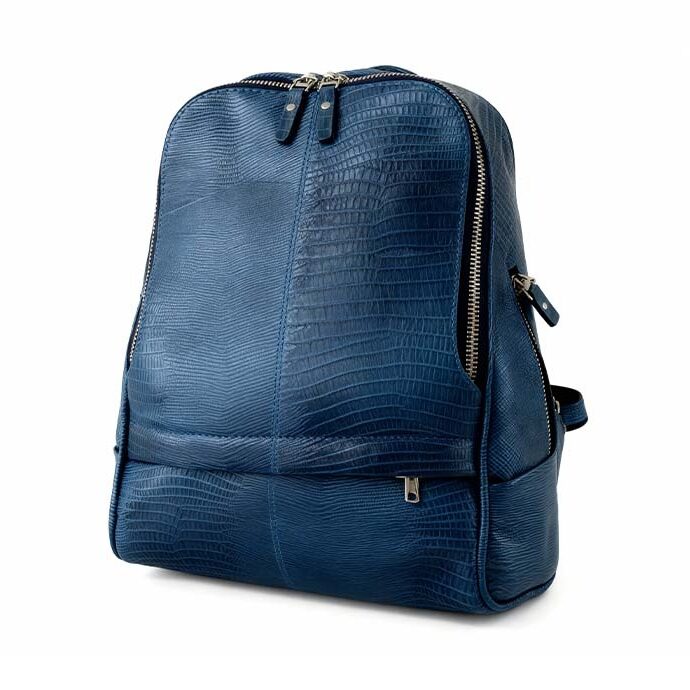 کوله پشتی چرم طبیعی آروین چرم مشکی AR-504