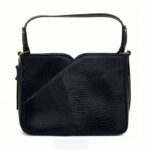 کیف دوشی زنانه چرم طبیعی آروین چرم کد AR-103 مشکی