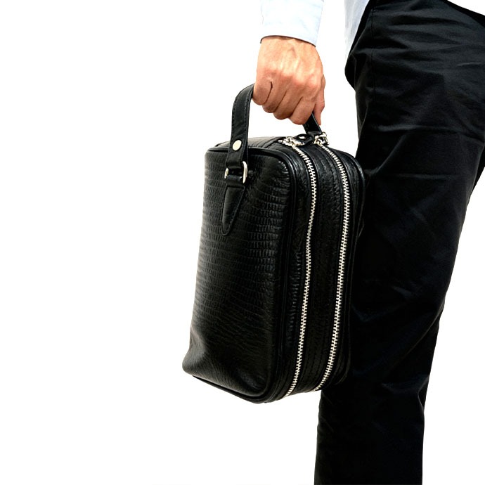 کیف کلاچ چرم طبیعی آروین چرم